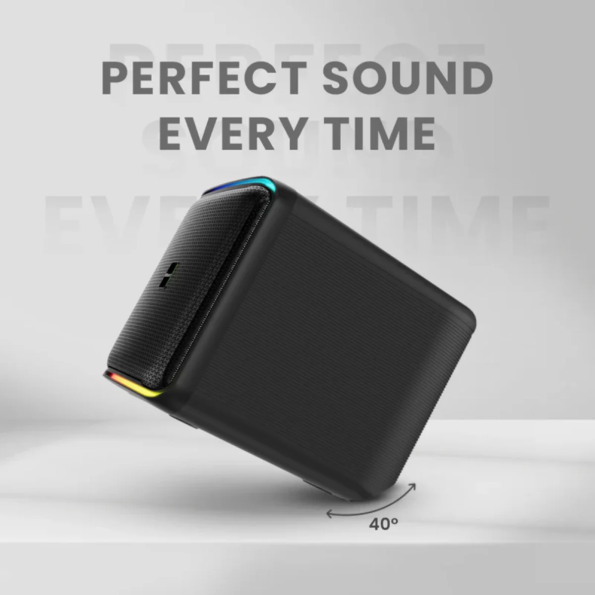HiFuture Event Horizon 100W Portable Speaker with DynaBoost DSP, RGB LED Strip and 8000mAh Battery - Image 4