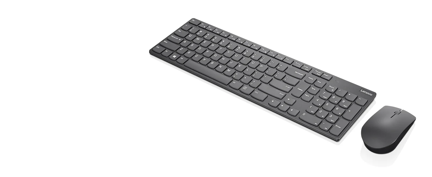 لوحة مفاتيح وماوس لاسلكيان Lenovo Professional Ultraslim بتخطيط عربي/إنجليزي - Thumbnail 12
