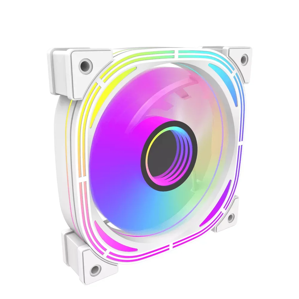 DarkFlash INF24 3-in-1 120mm ARGB Cooling Fan Kit - White