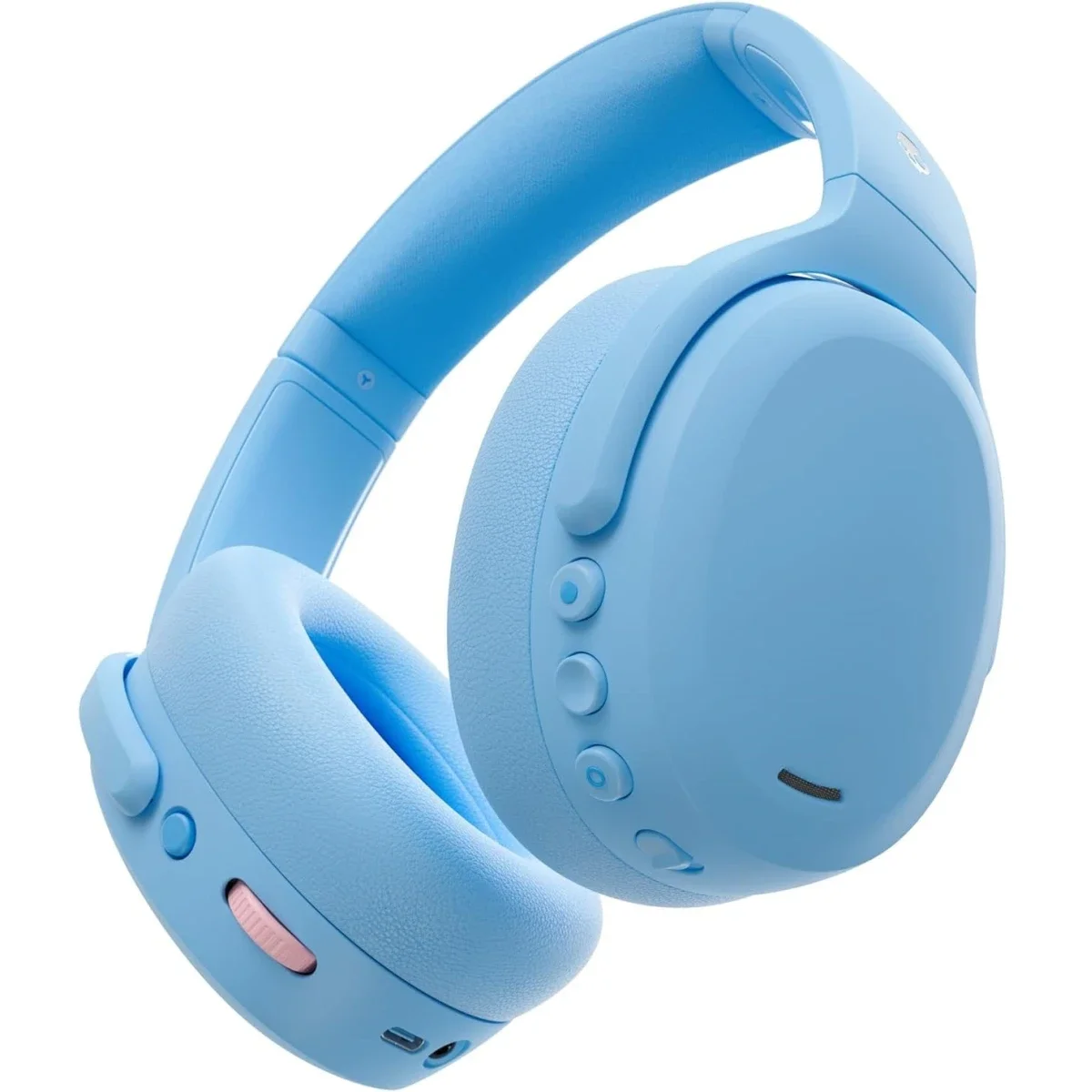 Skullcandy Crusher ANC 2 Wireless Over-Ear Bluetooth Headphones, Preppy Blue