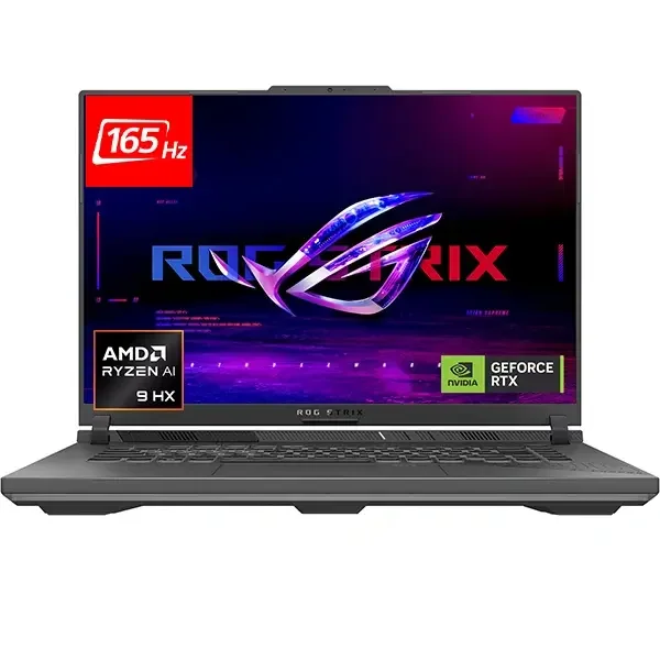 Asus ROG Strix G16 (2025) G614PR Gaming Laptop, Ryzen 9 8940HX, RTX 5070 Ti 12GB, 16-inch WUXGA 165Hz - Image 1
