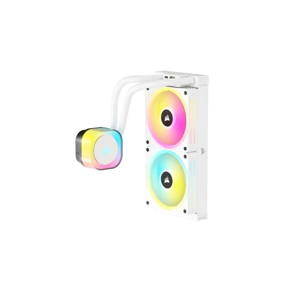 مبرد معالج مائي Corsair iCUE LINK H100i RGB مقاس 240 ملم أبيض CW-9061005-WW - Image 4