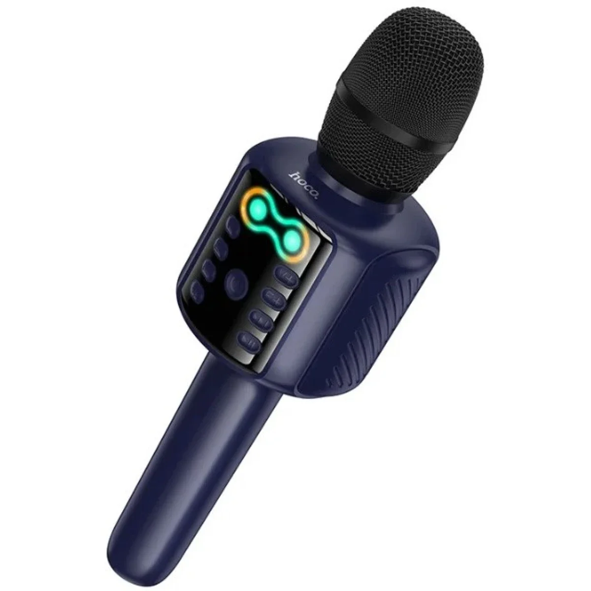 HOCO L24 Bluetooth Karaoke Microphone with Built-In Speaker - Blue