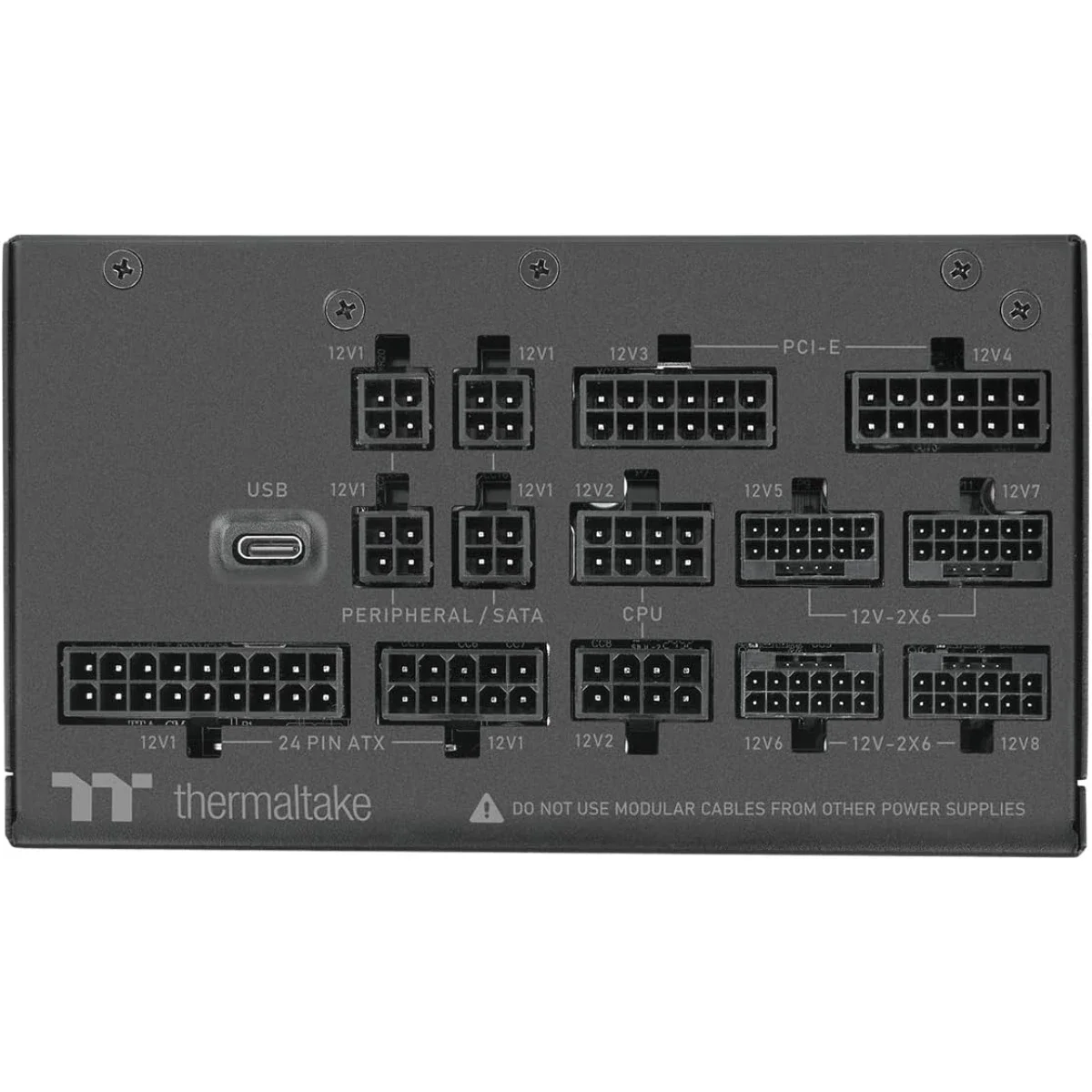 مزود طاقة Thermaltake Toughpower i2000W بقدرة 2000 واط ATX 3.1 معياري بالكامل، 80 Plus Titanium - Thumbnail 3
