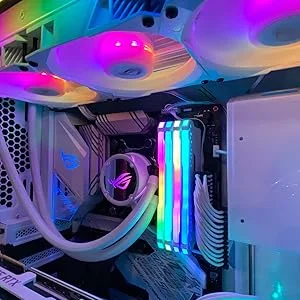Asus ROG Strix LC 240mm RGB AIO CPU Water Cooler White Edition - Image 6