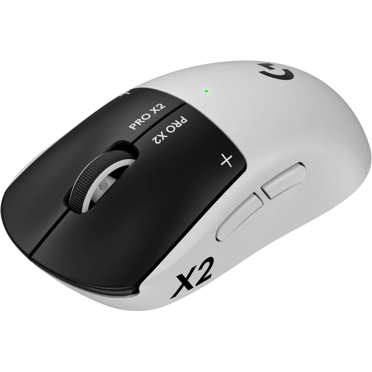 Logitech G PRO X2 SUPERSTRIKE LIGHTSPEED Wireless Gaming Mouse, 61 g, Customizable Click Haptics, USB-C, PC/Mac/Laptop - White