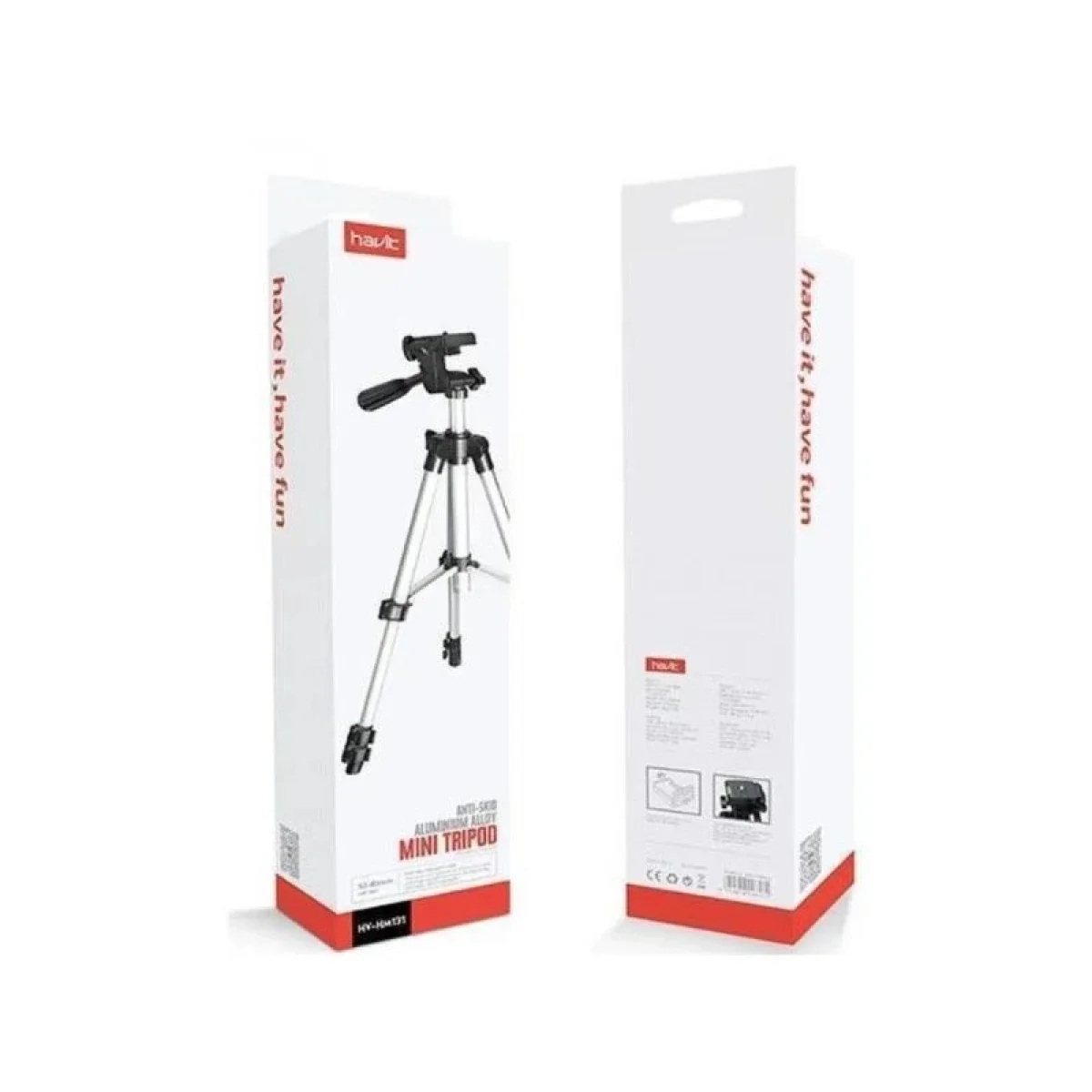 HAVIT HM131 Anti-Skidding Aluminium Mini Tripod - Thumbnail 5