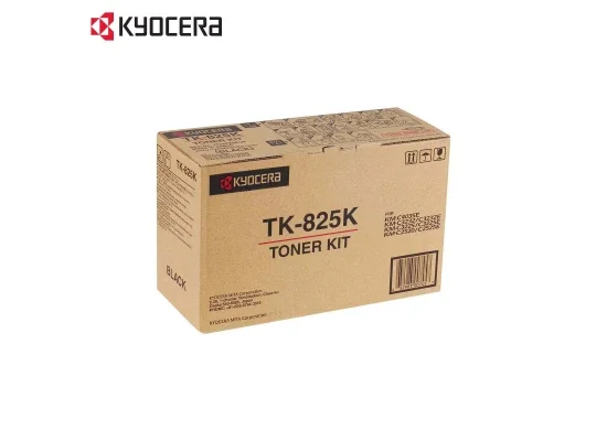 تونر Kyocera KM-C2520 أصلي أسود TK-825K - Thumbnail 2