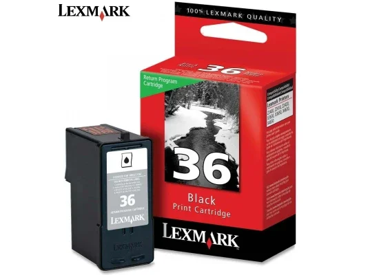Lexmark 36 Original Black Ink Cartridge 18C2130, 175 Pages - Image 2
