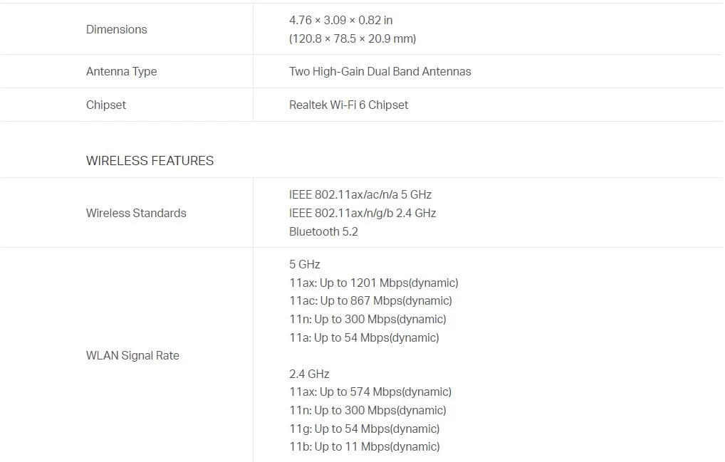 كرت شبكة TP-LINK Archer TX20E AX1800 للكمبيوتر Wi-Fi 6 وبلوتوث 5.2 PCIe بسرعة حتى 1201 Mbps على 5 GHz - Image 12