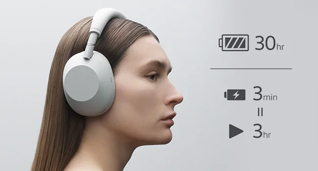 Sony WH-1000XM6 Wireless Noise Canceling Headphones Blue - Thumbnail 12