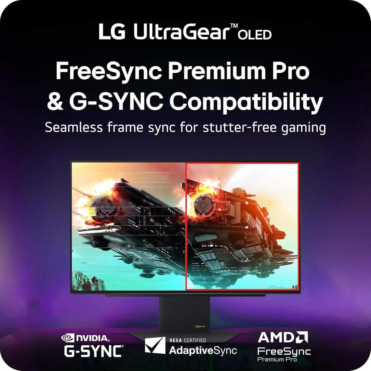 شاشة ألعاب LG 27GX790A UltraGear OLED 27 إنش QHD، 480 هرتز، 0.03 مللي ثانية - Thumbnail 8