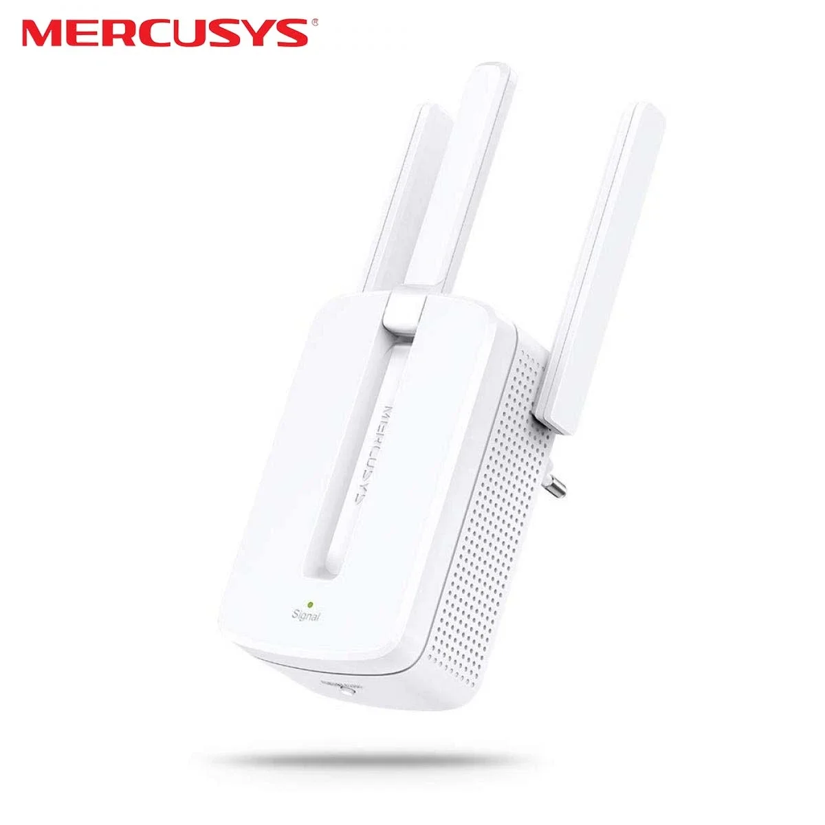 مقوي إشارة واي فاي MERCUSYS MW300RE بسرعة 300Mbps وتردد 2.4GHz مع WPS و3 هوائيات ثابتة