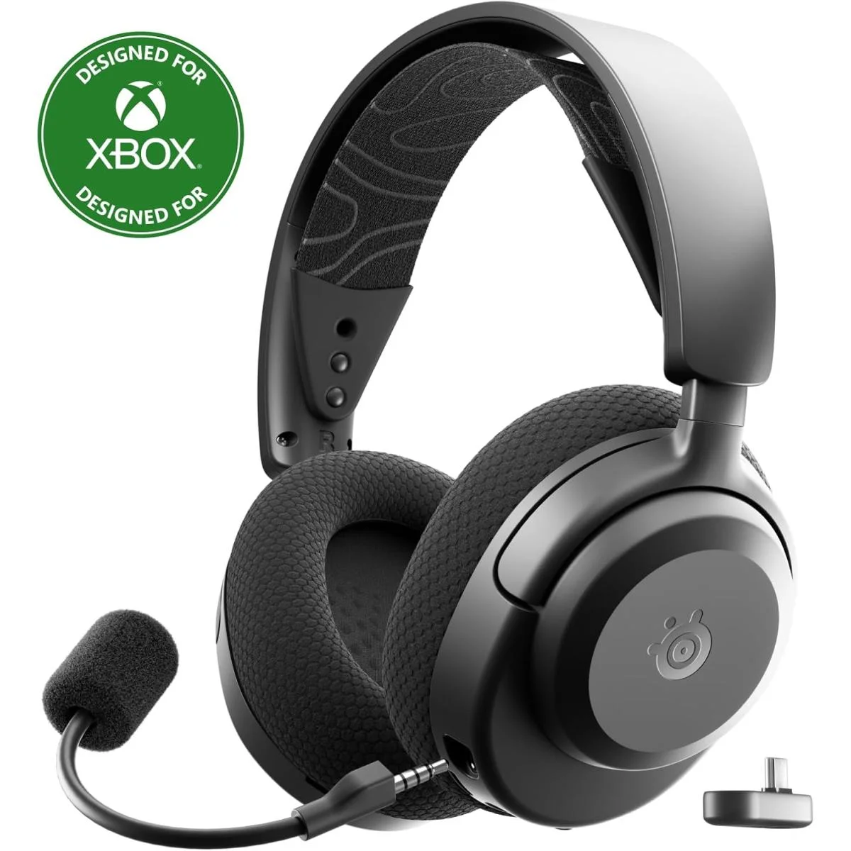 سماعة ألعاب SteelSeries Arctis Nova 3X لاسلكية متعددة المنصات ببطارية حتى 40 ساعة، أسود - Thumbnail 2