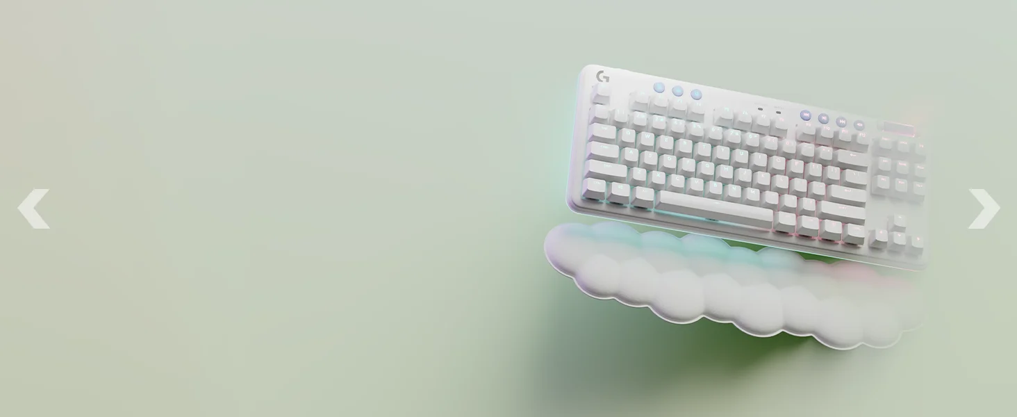 ماوس ألعاب لاسلكي Logitech G705 بإضاءة LIGHTSYNC RGB ودقة 8,200 DPI، أبيض ميست - Thumbnail 15