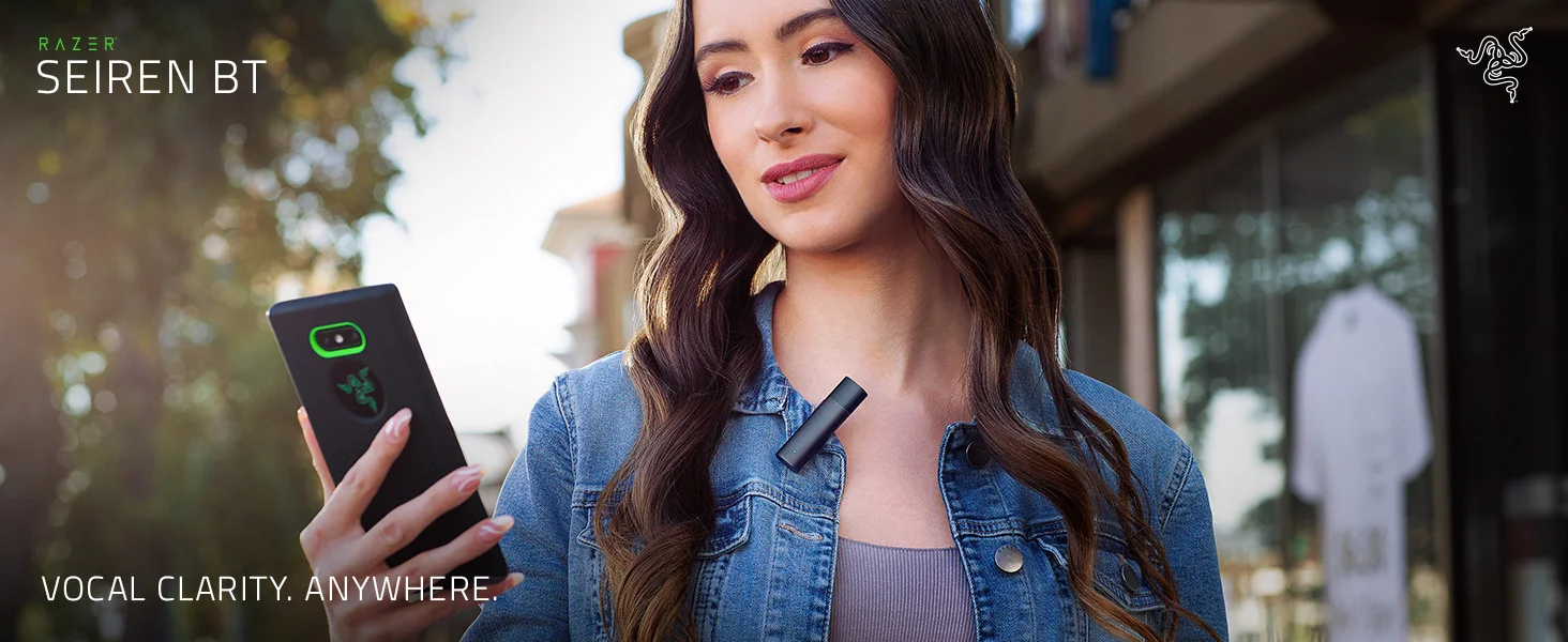 ميكروفون لافالير لاسلكي Razer Seiren BT بتصميم مشبك للبث عبر الهاتف - Image 7
