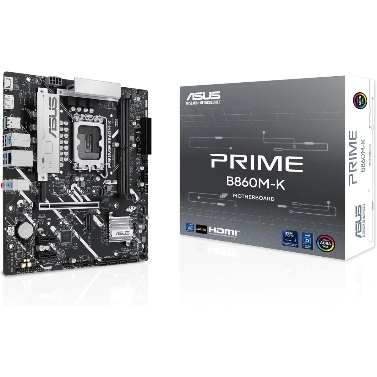 لوحة أم Asus Prime B860M-K بمقبس LGA 1851 بحجم Micro ATX - Image 6