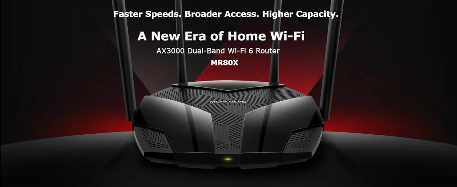 MERCUSYS MR80X AX3000 Wi-Fi 6 Dual-Band Router - Image 7