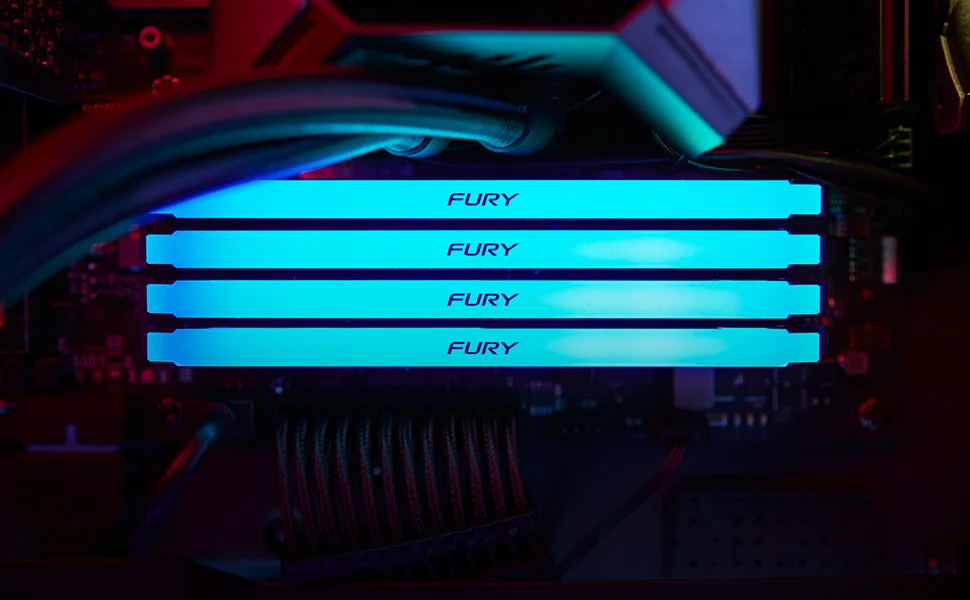 ذاكرة رام Kingston FURY Beast RGB 16GB DDR4 بسرعة 3200MT/s - Image 9
