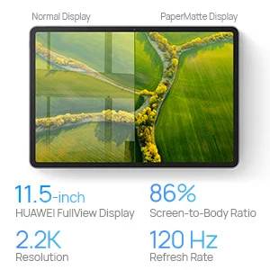 جهاز لوحي HUAWEI MatePad 11.5 (2024) 11.5 إنش واي فاي، رام 8GB، سعة 256GB، شاشة IPS 2.2K بتردد 120Hz PaperMatte - Thumbnail 13