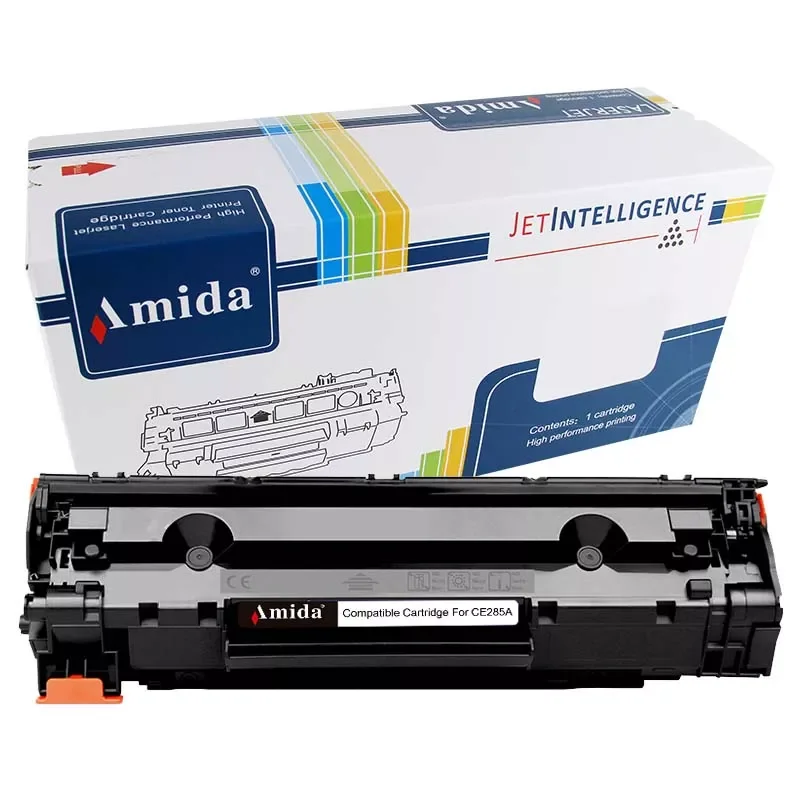 خرطوشة تونر AMIDA 85X/35X/36X/45X متوافقة مع طابعات HP وCanon