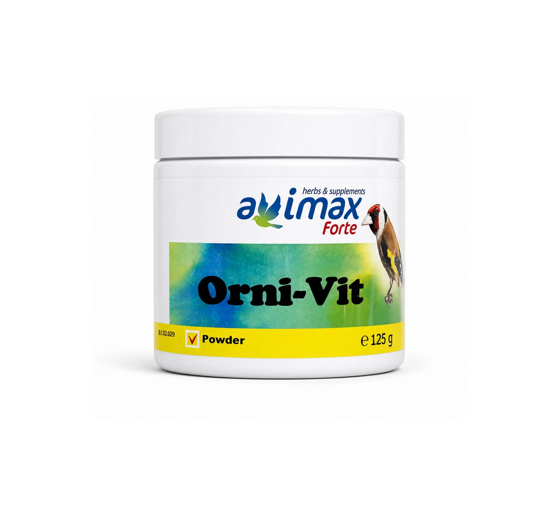 مكمل فيتامينات ومعادن للطيور AviMax Forte Orni-Vit 125 غرام