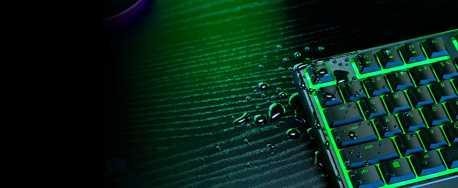 لوحة مفاتيح ألعاب Razer Ornata V3 X منخفضة الارتفاع بمفاتيح غشائية صامتة سوداء - Thumbnail 13