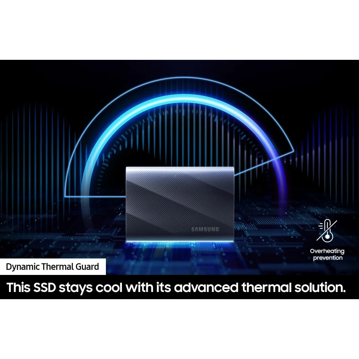 قرص SSD محمول Samsung T9 خارجي 2TB USB 3.2 Gen 2x2 - Image 4