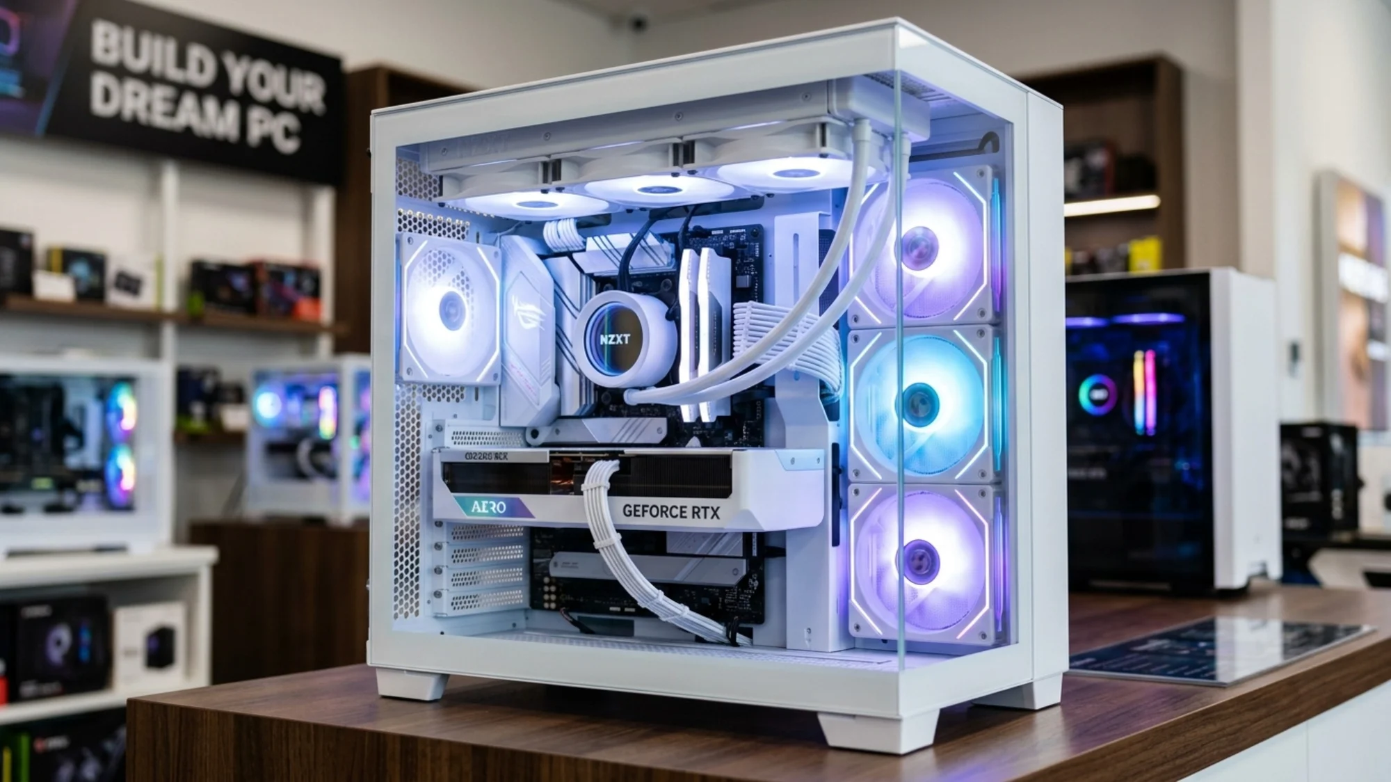 DarkFlash G16 120mm Magnetic ARGB PC Case Fans 3-Pack White