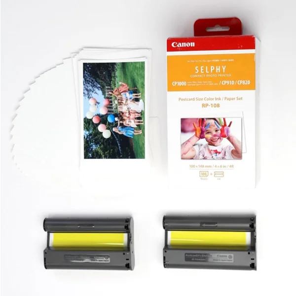 Canon RP-108 High-Capacity Color Ink and Paper Set for SELPHY Printers - Image 2