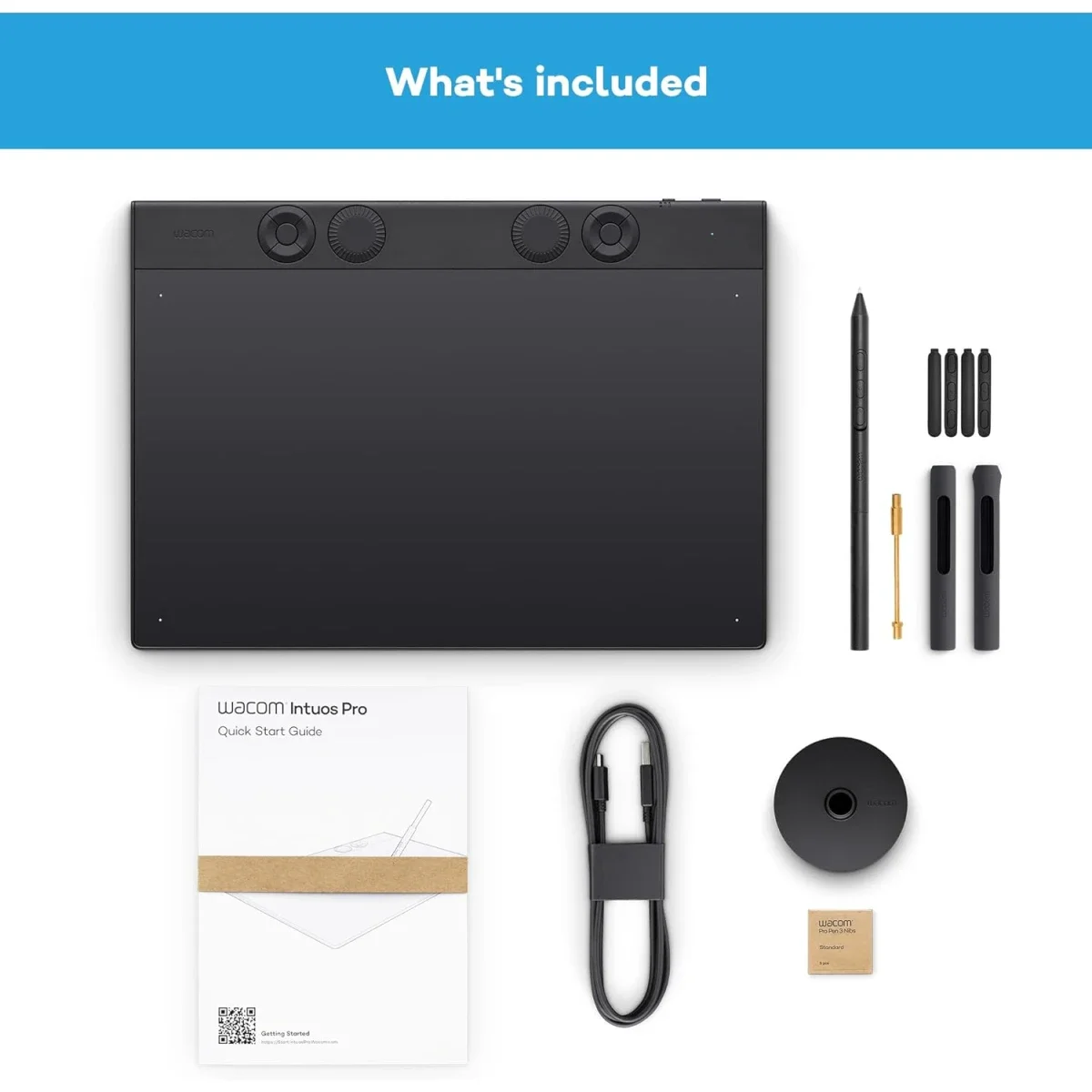 لوح رسم Wacom Intuos Pro (2025) صغير لاسلكي 215 × 163 مم مع Pro Pen 3 - Thumbnail 6