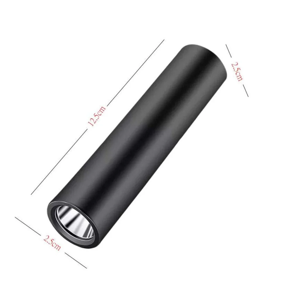 D02 Portable Rechargeable LED Flashlight with Power Bank - Thumbnail 3