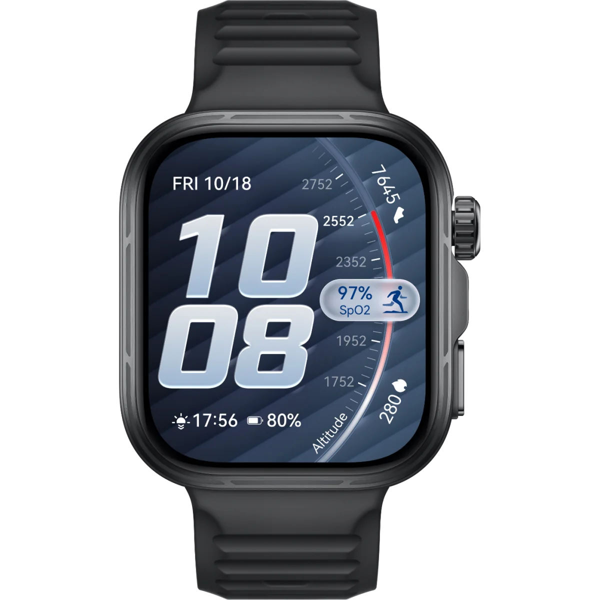 ساعة ذكية HUAWEI WATCH FIT 5 Pro بشاشة AMOLED 1.90 إنش ومقاومة 5ATM سوداء - Image 8