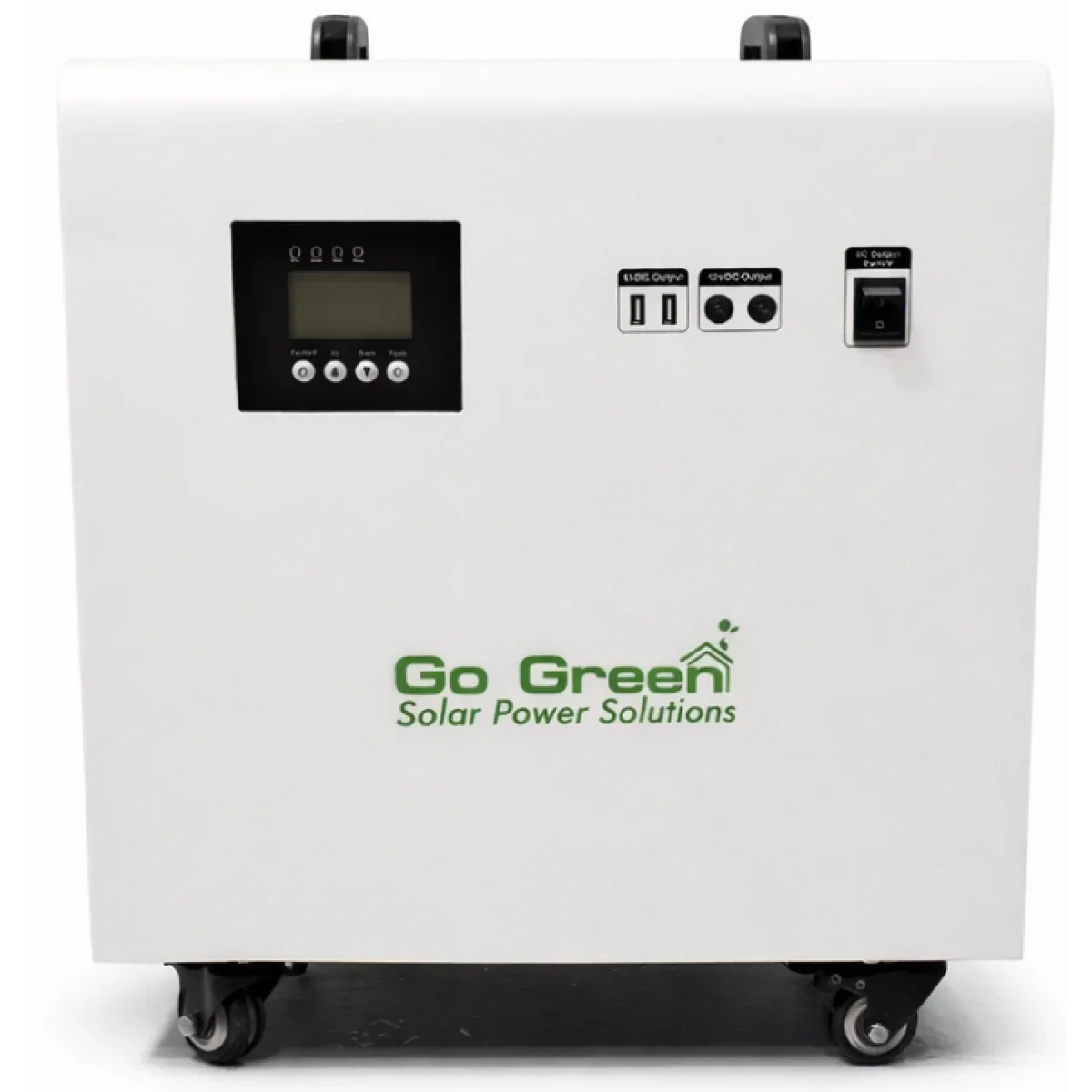 GO Green PPS-4KWH 4KW Power Station, 2000W Rated, 4019Wh LiFePO4 Battery, AC & Solar Charging