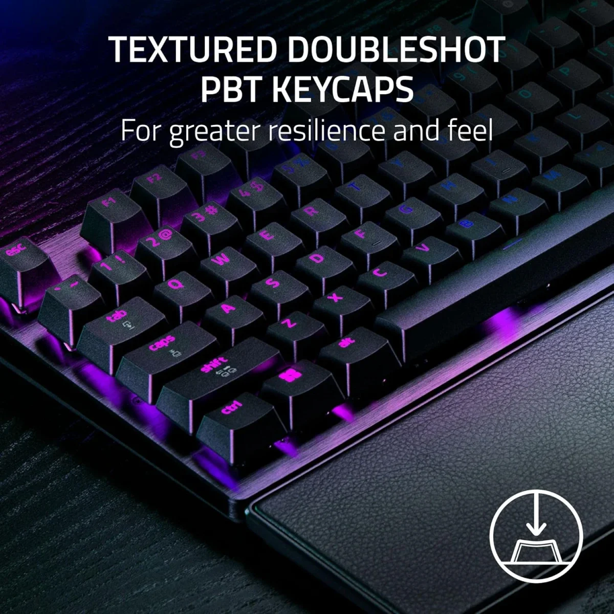 Razer Huntsman V3 Pro 8KHz Esports Gaming Keyboard with Gen-2 Analog Optical Switches - Black - Thumbnail 13