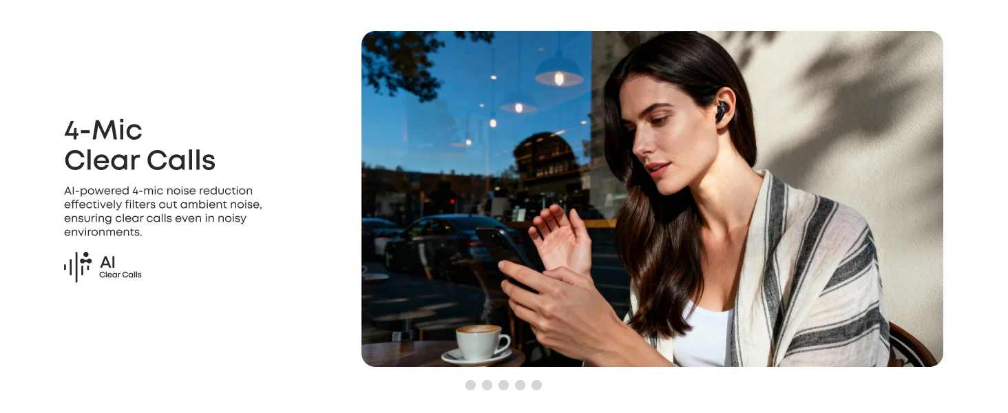 سماعات أذن Anker Soundcore Liberty لاسلكية بتقنية Bluetooth وعزل ضوضاء تكيفي، تشغيل حتى 30 ساعة - أسود - Thumbnail 22