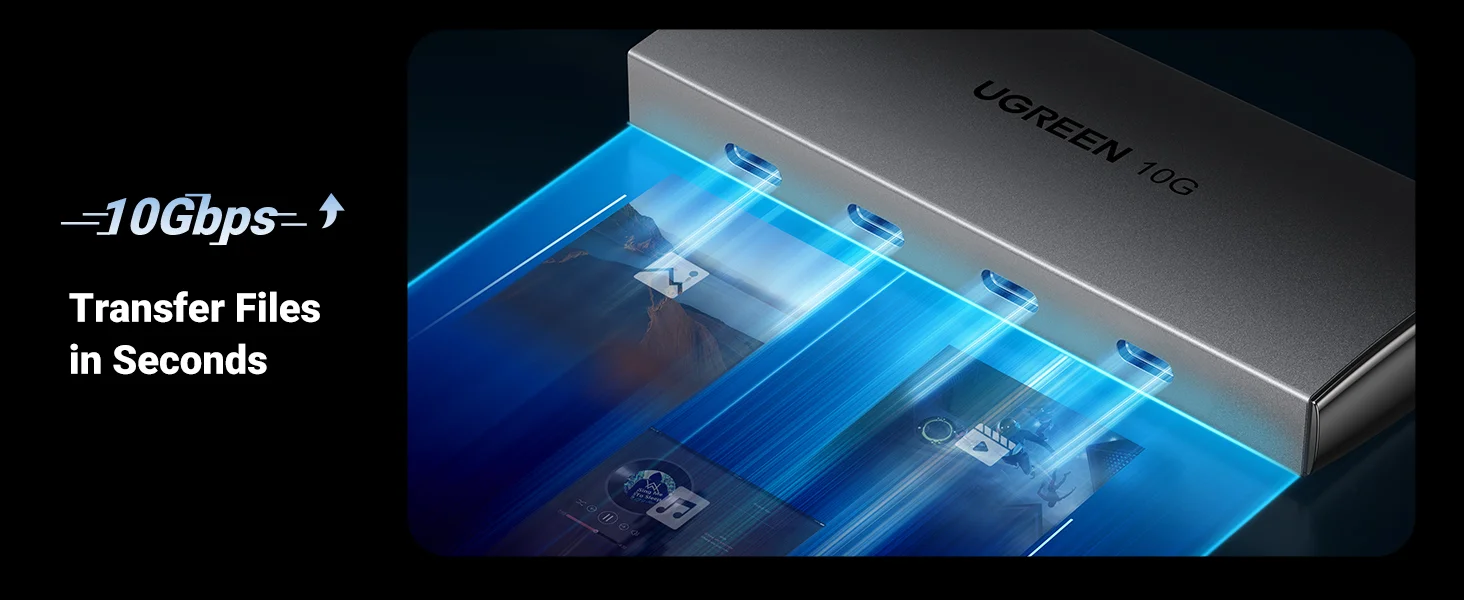 Ugreen 15651 USB-C Hub 10Gbps 4-Port USB-C 3.2 - Image 11