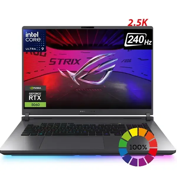 Asus ROG Strix G18 (2025) G815 Gaming Laptop Intel Core Ultra 9 275HX RTX 5060 8GB 18-inch 240Hz