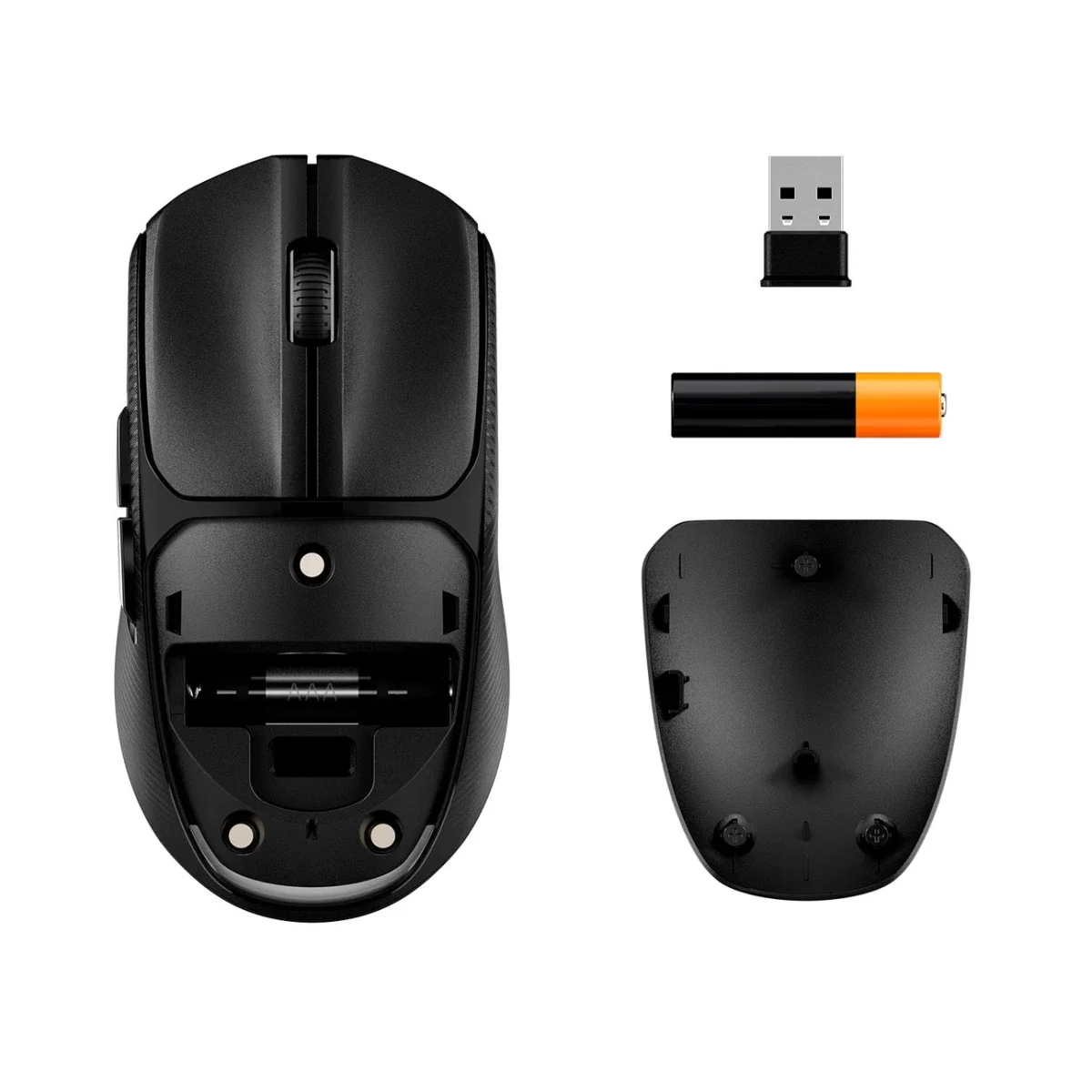 ماوس ألعاب HyperX Pulsefire Fuse لاسلكي وبلوتوث، 75 جم، حتى 850 ساعة، 12000 DPI، أسود - Thumbnail 8