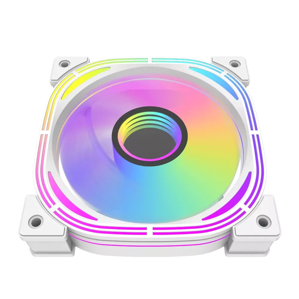 DarkFlash INF24 3-in-1 120mm ARGB Cooling Fan Kit - White - Thumbnail 4