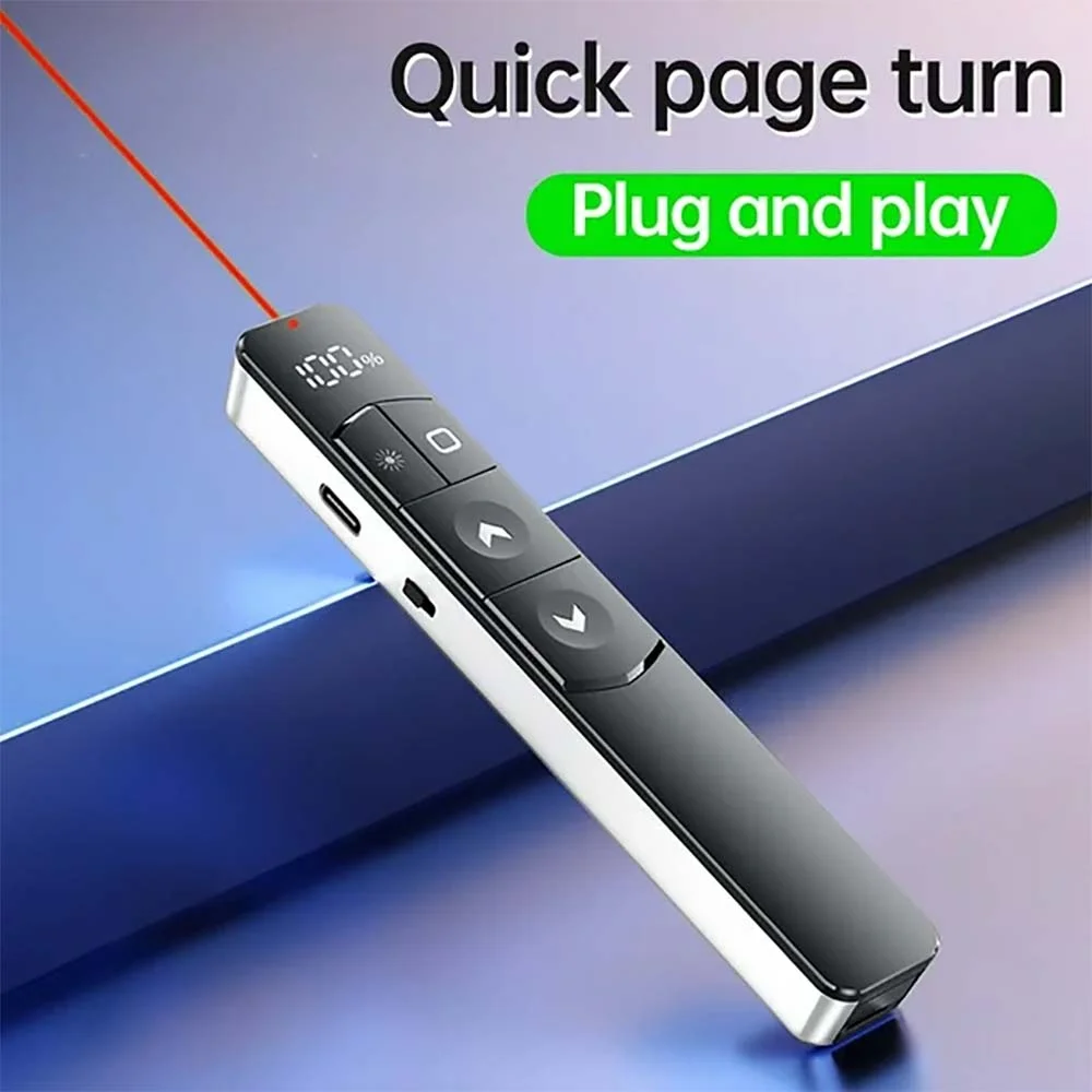 مؤشر ليزر S10 قابل للشحن مع شاشة رقمية وإضاءة - Image 3