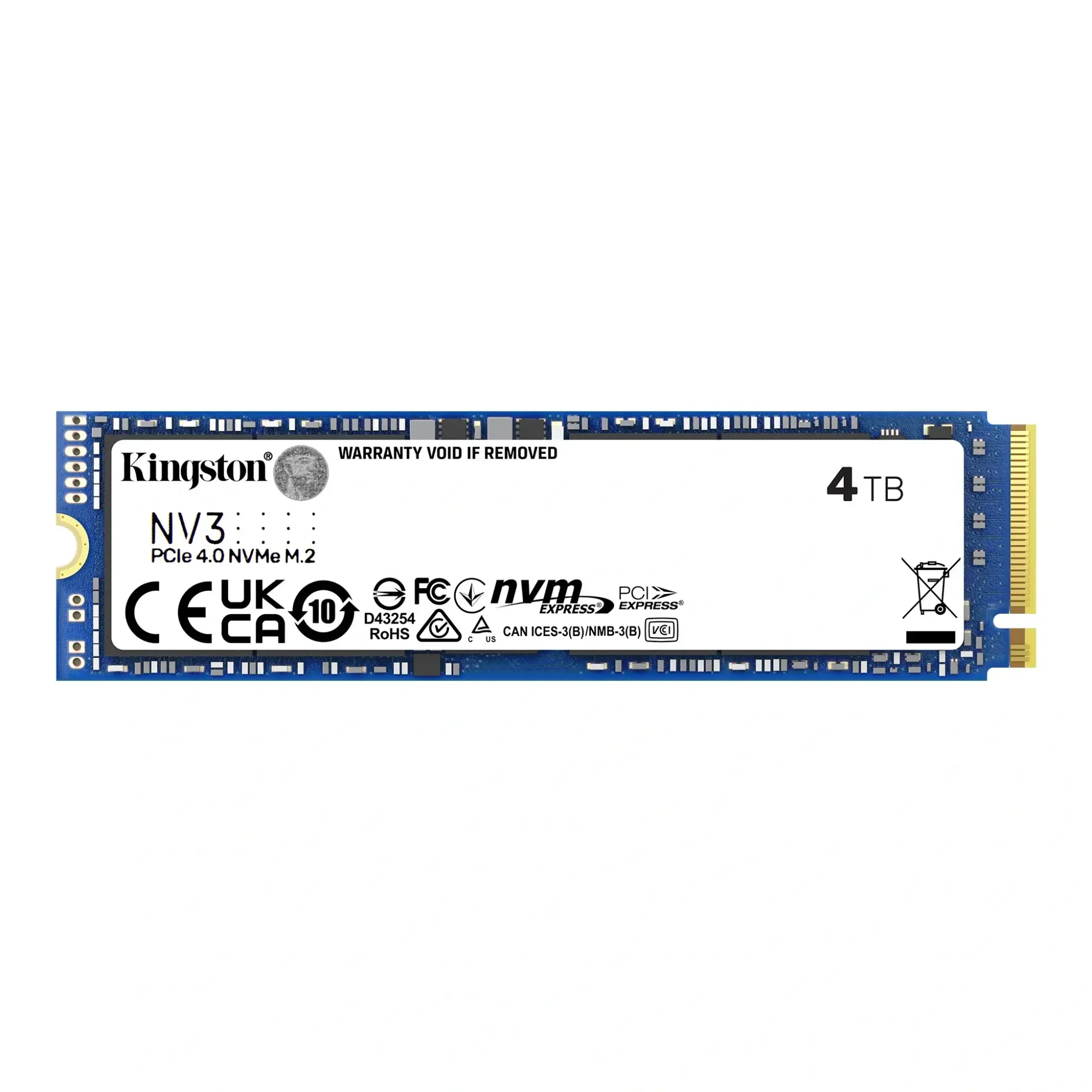 Kingston NV3 4TB M.2 PCIe 4.0 NVMe SSD - Thumbnail 3