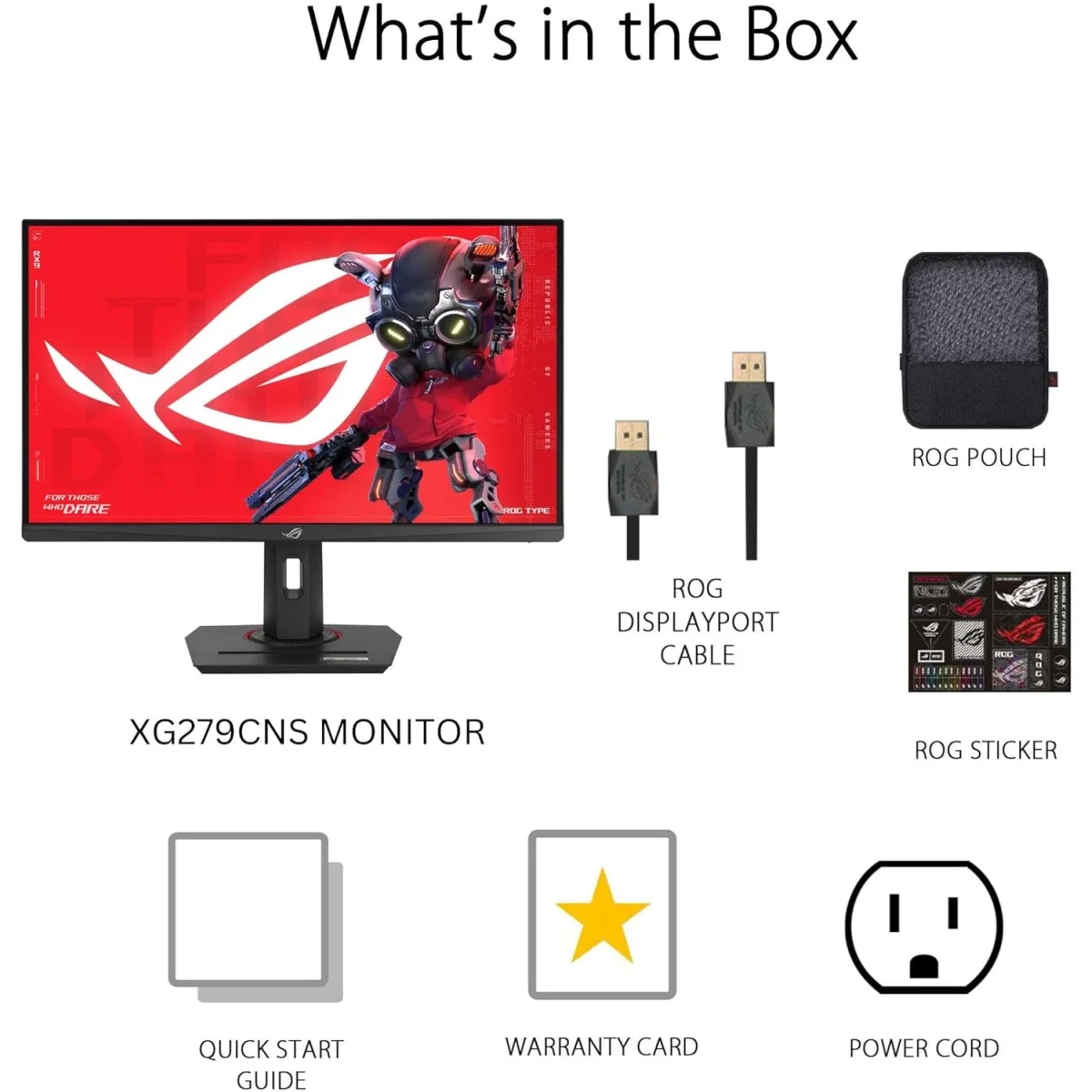 Asus ROG Strix XG279CNS 27-Inch Fast IPS FHD Gaming Monitor, 380Hz, 0.3ms, HDR400 - Thumbnail 6