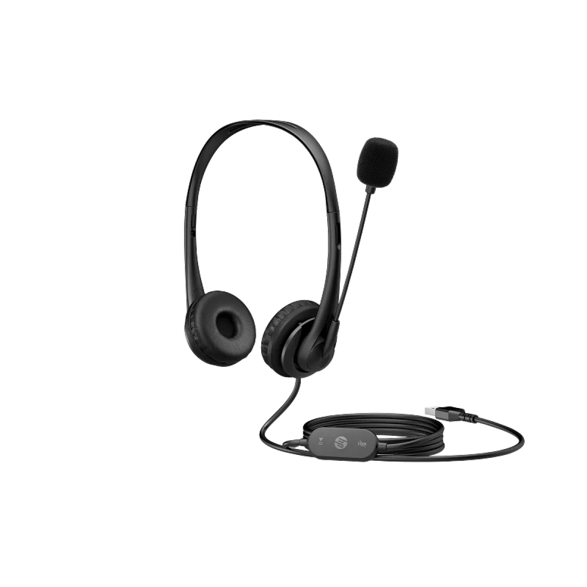سماعة رأس ستيريو HP G2 بمنفذ USB وميكروفون ذراع مانع للضوضاء - 428K6AA - Image 2