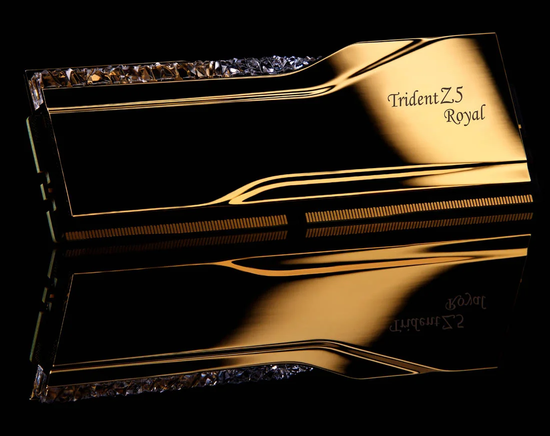 ذاكرة مكتبية G.SKILL Trident Z5 Royal RGB سعة 32GB (2x16GB) DDR5 6400 - فضي - Image 7