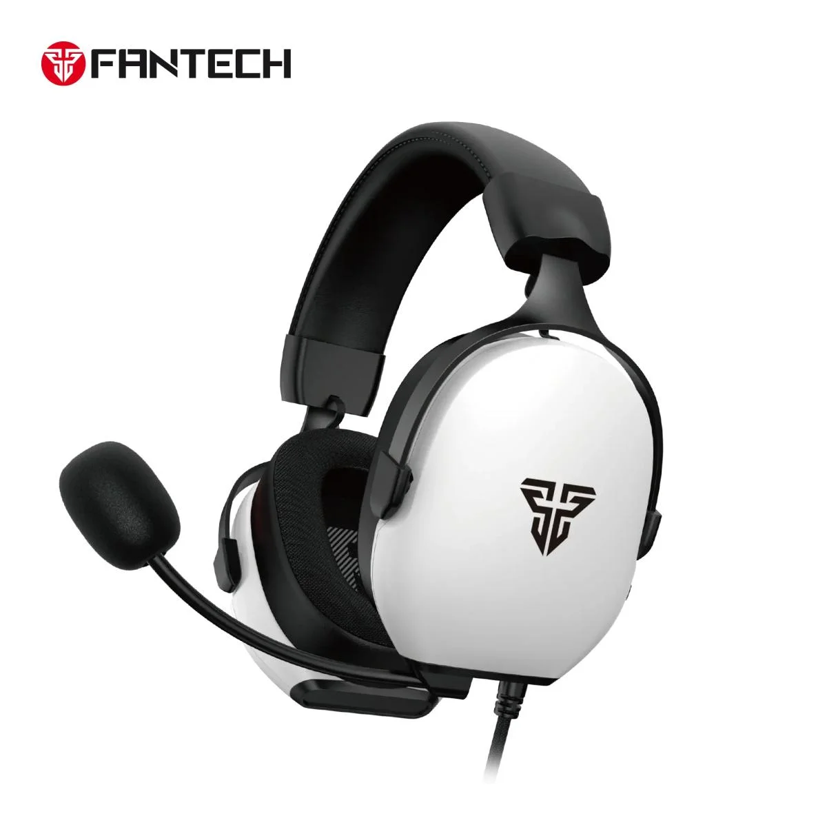 Fantech HG30 Carbon 7.1 USB Wired Gaming Headset White - Image 2