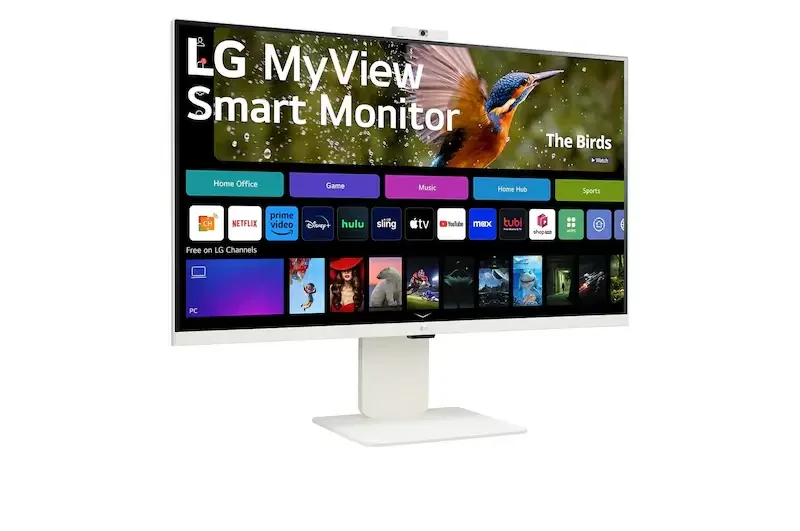 LG MyView 32SR85U-W Smart Monitor 31.5-inch 4K UHD IPS 5ms with Built-in FHD Webcam - Image 5