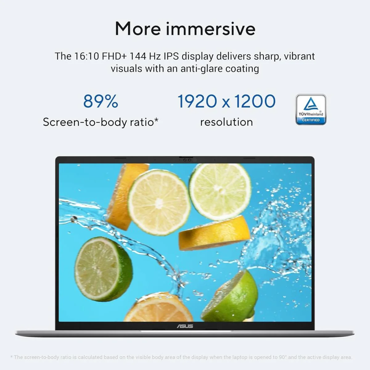 لابتوب Asus S3607VA-RP145 Vivobook S16 بمعالج Core 7 240H وذاكرة 16GB وشاشة 16 إنش FHD+ 144Hz - Thumbnail 10