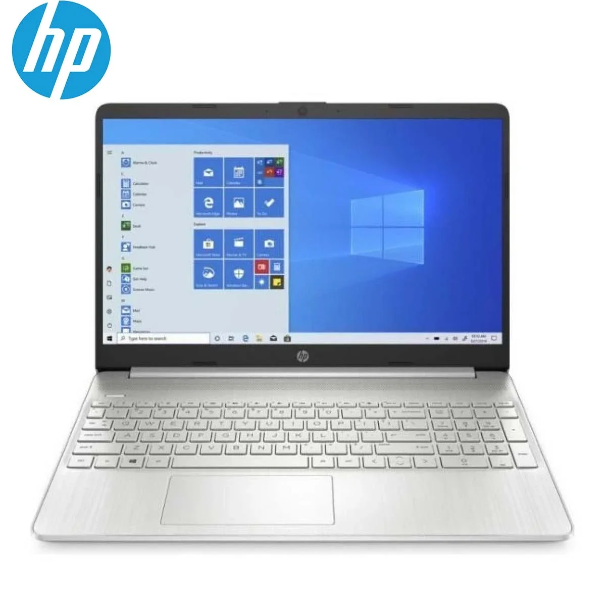 لابتوب HP 15s-eq1006ne بمعالج AMD Ryzen 3، رام 4GB، SSD 256GB، شاشة 15.6 إنش FHD
