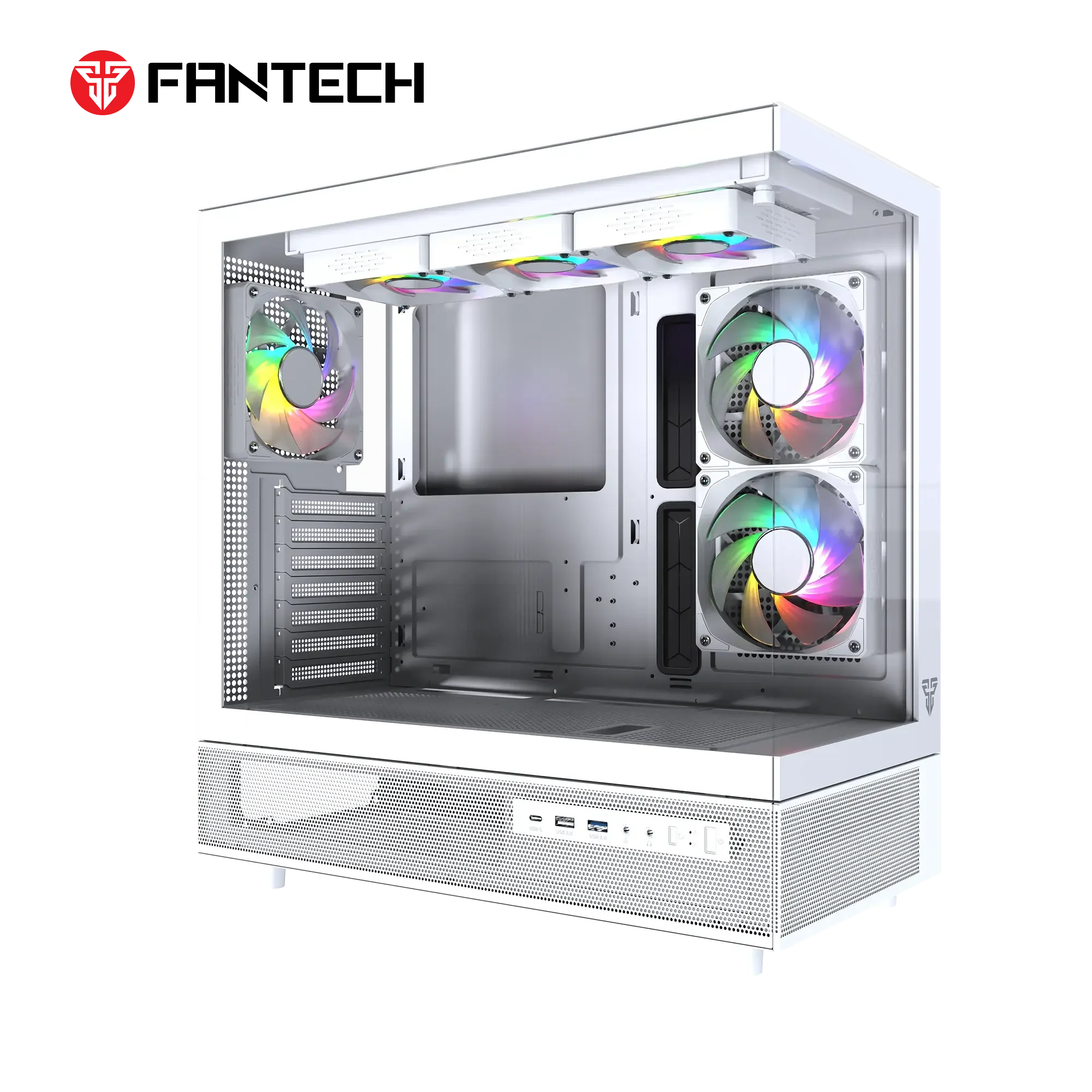 Fantech CG86 LUMINA L Full Tower Gaming Case White